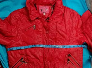 Red Quilted Padded Jacket