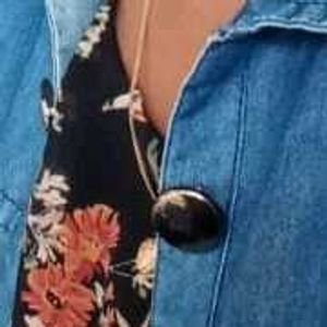 Floral Dress with Denim Jacket