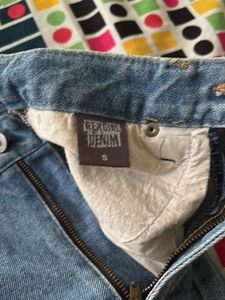 Ripped Denim Shorts