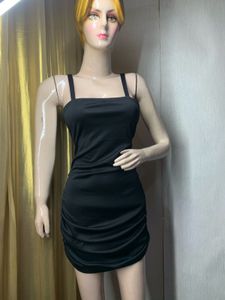 Few in Stock Chic Black Bodycon Mini Dress