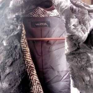Valencia Fur Collar Coat