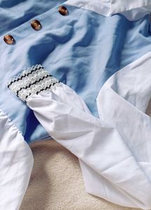 Cute Blue &amp; White Dress