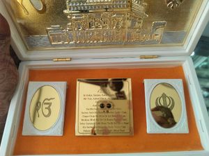 Gold 🪙 plated Golden Temple Showpiece