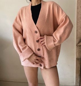 Peach Oversized Knit Sweater