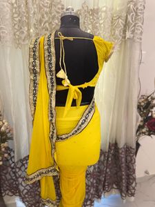 Elegant Yellow Saree