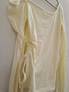 Creamy White Long Sleeve Top