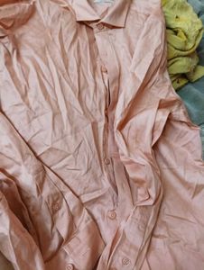 Peach Branded Shirt