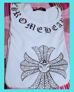Trendy Sky Blue Chrome Hearts Inspired T-Shirt 👕✨