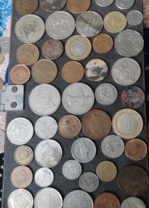 Rare old World Coin Collection (45 pcs total)