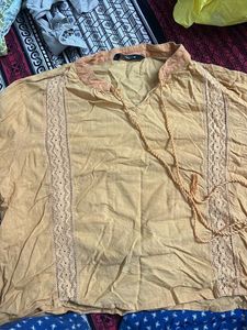 Boho Lace Detail Top