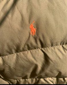 🐉 dual Olive &amp; tangerine Puffer Vest