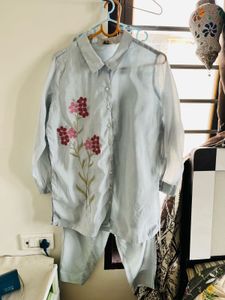 Floral Embroidered Kurta Set