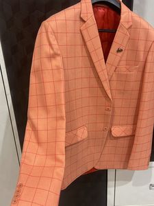 Peach Color Party Wear Blazer