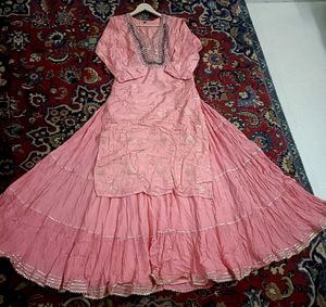 Kurti Long flair Lahnag