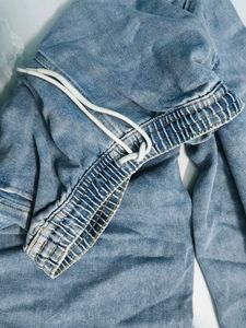 Wide Leg Denim Pants