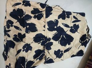 collar Floral Print Sleeveless Top