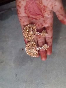 Elegant Gold-Tone Earrings