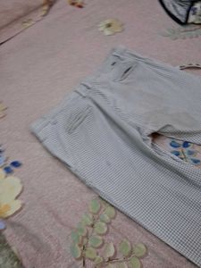 Checked Casual Pants