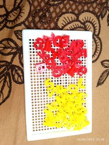 Kids Alphabet And Number Blocks With Board