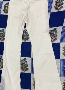 White Flared H&amp;M Jeans