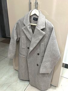 Elegant Wool Blend Overcoat
