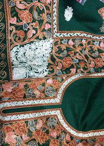 Embroidered Maroon Ethnic Suit Piece