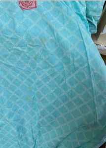 Kurta Paint Dupatta Set Cotton