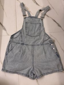 Denim Overall Short Dungaree