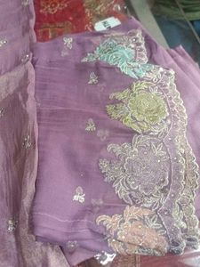 Lavender Embellished Salwar Kameez Suit