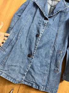 Denim Trench Coat