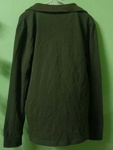 sage green polo shirt