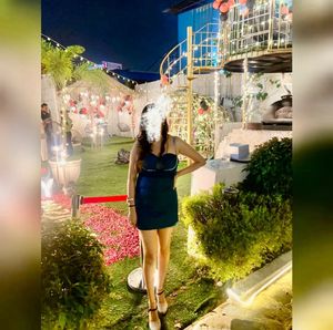 Birthday outfit Elegant sea blue Dress