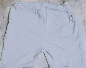 High Waist Grey Casual Shorts