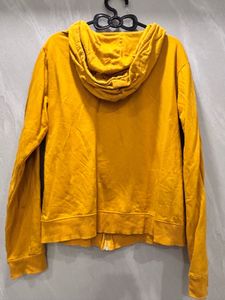 Zudio &#39;Fierce Mind&#39; Mustard Hoodie