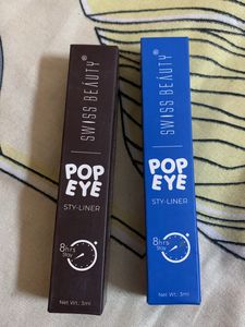 Swiss Beauty Eyeliner Combo Blue And Brown