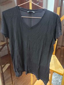 Black V-Neck T-Shirt