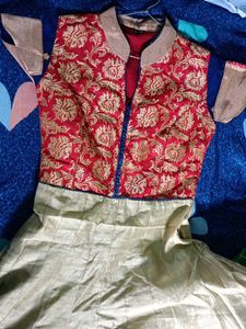 Elegant Embroidered Ethnic Dress