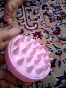 Pink Scalp Massager