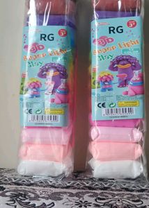 2 New 8D Super Light Clay For Kids