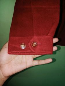 Korean Cherry Red Jacket