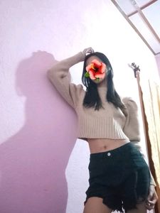 Woolen Top/Cropped Sweater