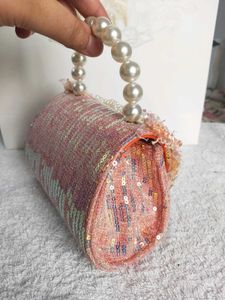 Pearl Embellished Clutch