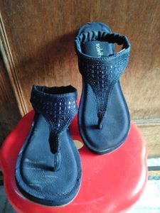 Solethreads Navy Blue Flats