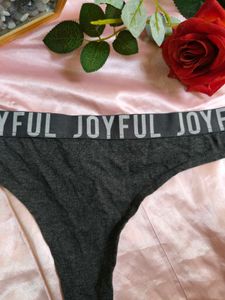 Joyful Gray Thong