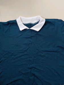 Blue &amp; White Polo T-Shirt