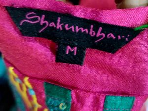 M size chiffon Kurta Shakumbhari