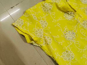 Beautiful Georgette Kurta Set With Sequin Work