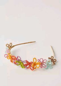 Floral Beaded Headband