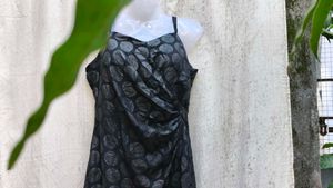 I. Black Polka Dot Dress