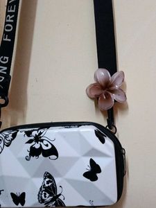 Butterfly Print Cosmetic Bag